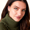 Rectangle Braces Earrings - Gold