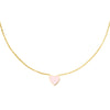 Pink Love Necklace - Gold