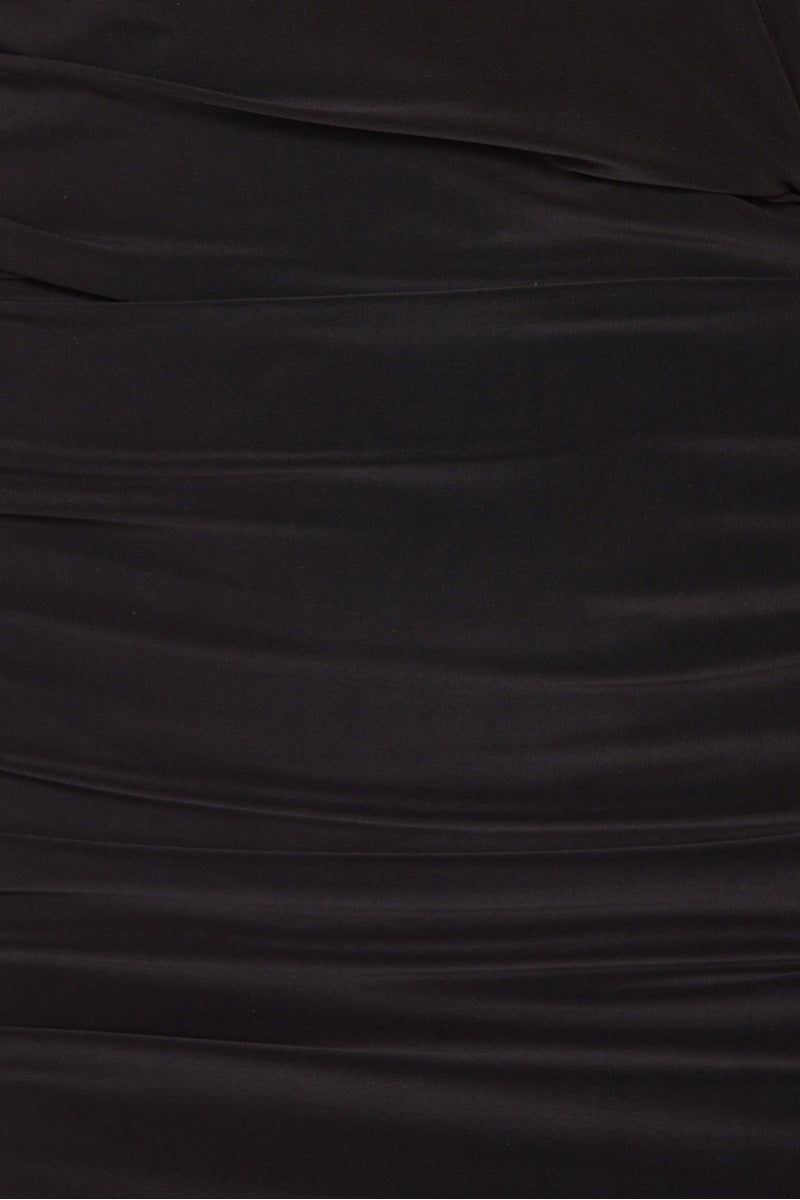 Ruched Dress Rumi - Black