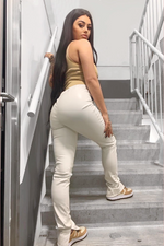 Split Legging Gigi - White