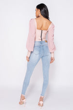 Corset Top Angel - Pink